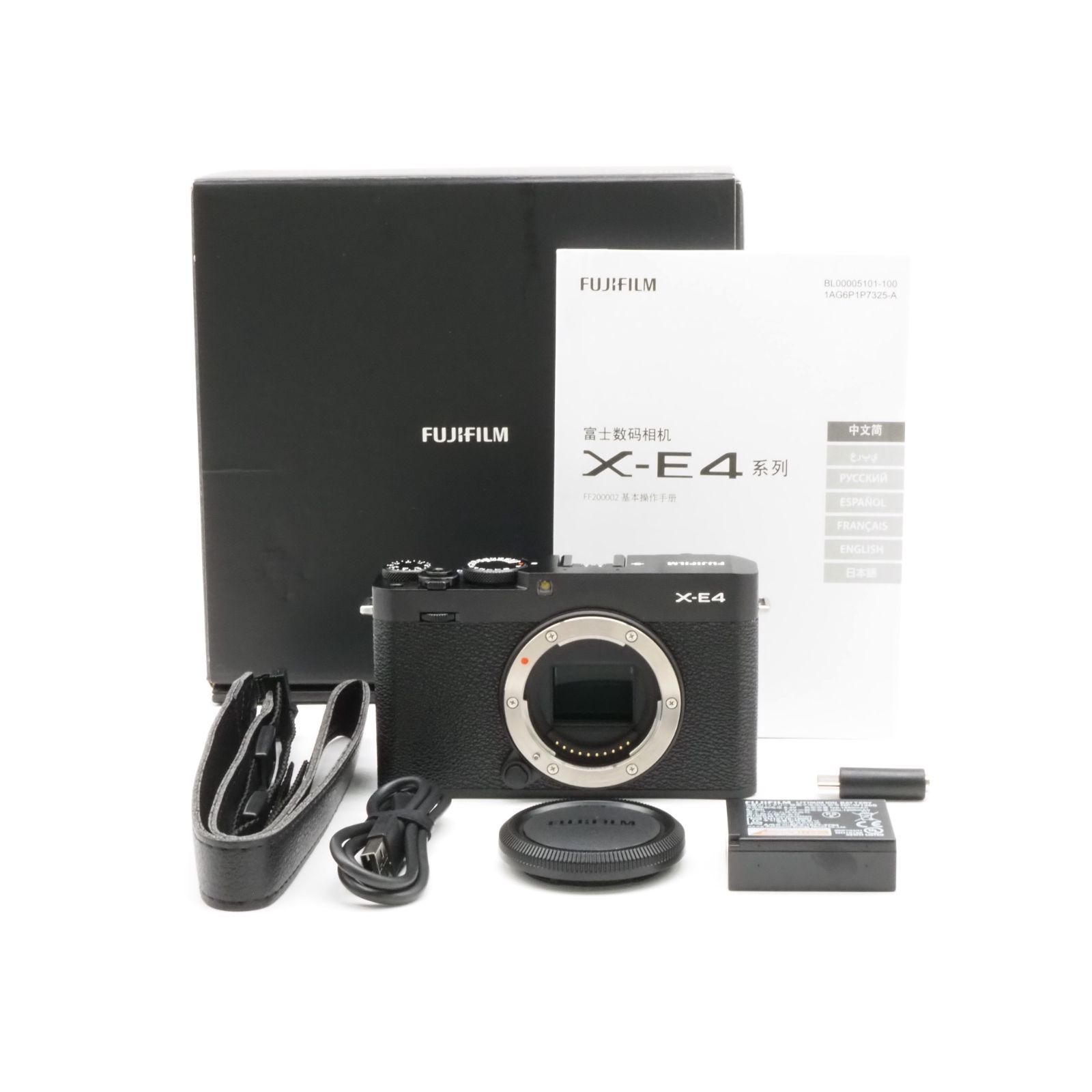 シャッター回数309回！☆極上品☆FUJIFILM X-E4 ボディ デジカメ 動作