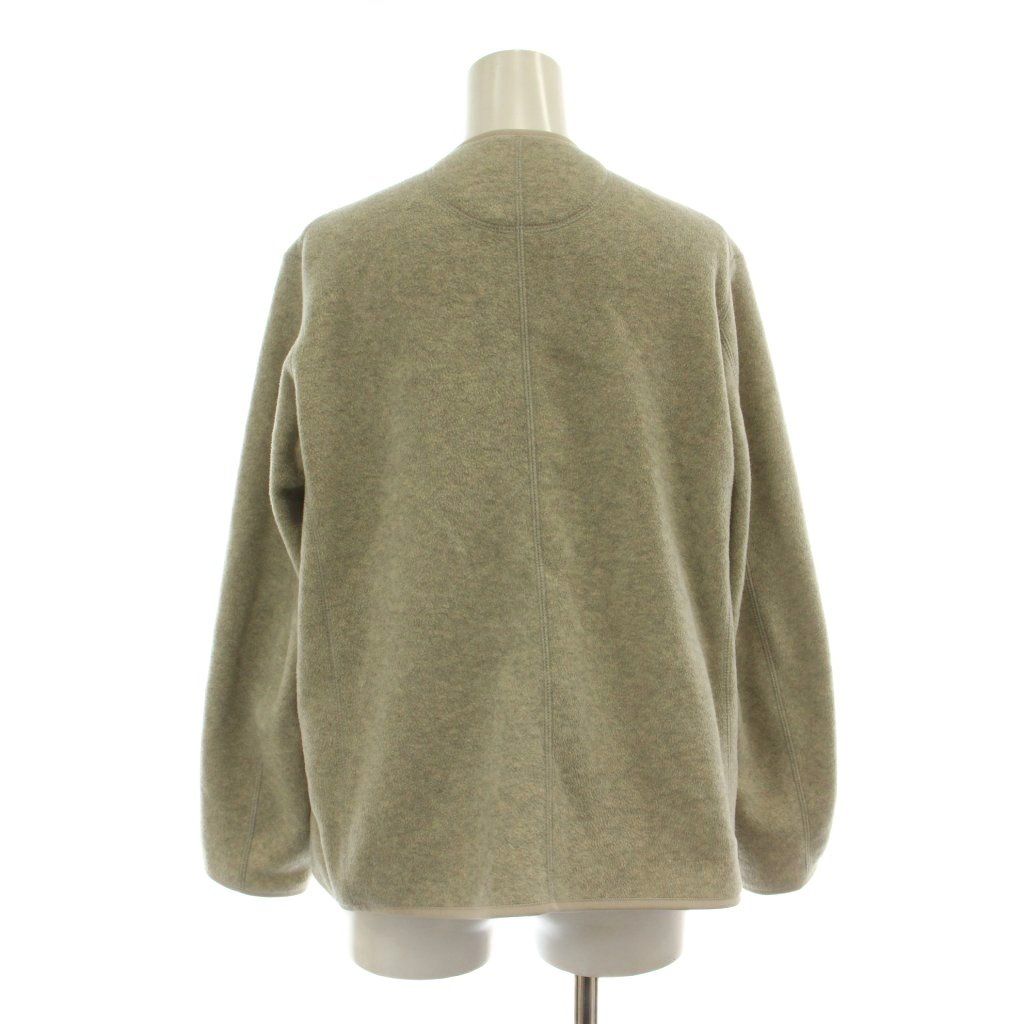 ダントン DANTON FLEECE COLLARLESS JACKET ジャケット 上着 34 グレー