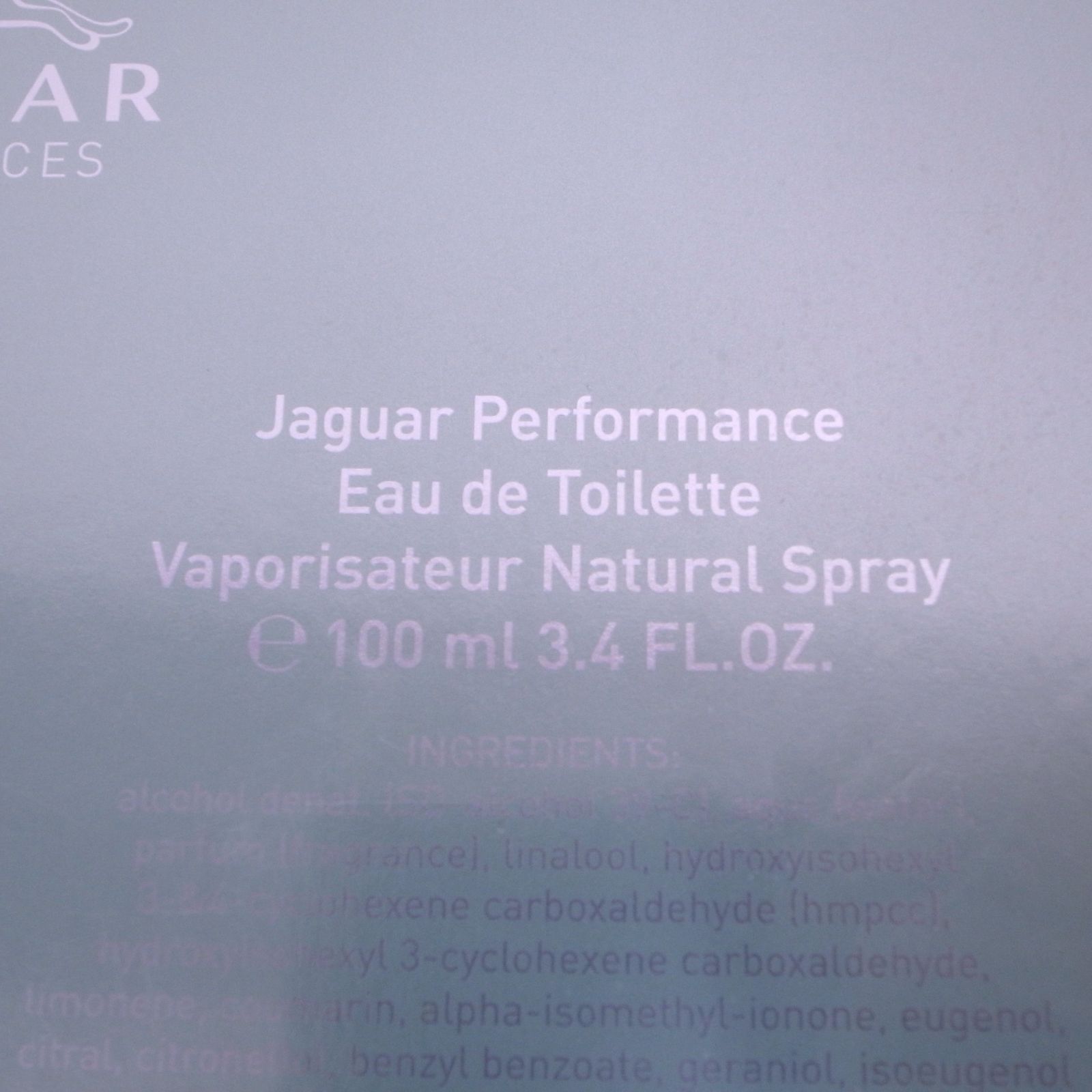 未使用品 JAGUAR ジャガー ジャガーパフォーマンス オード トワレ EDT