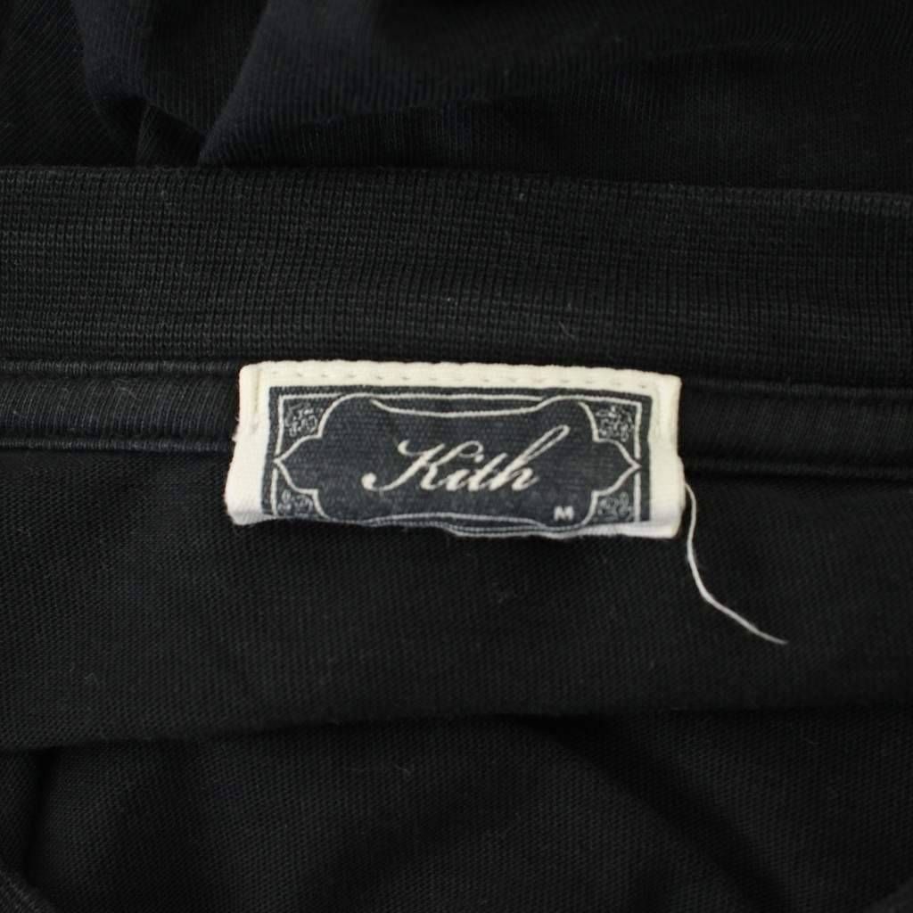 キスニューヨークシティ KITH NYC Tシャツ M 黒 ブラック 無地 クルー