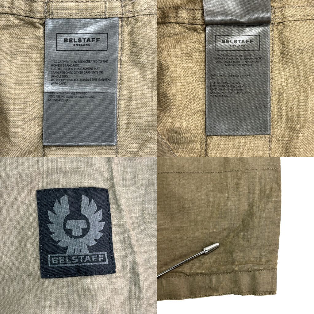 Belstaff ベルスタッフ コーティングリネン モーターサイクル