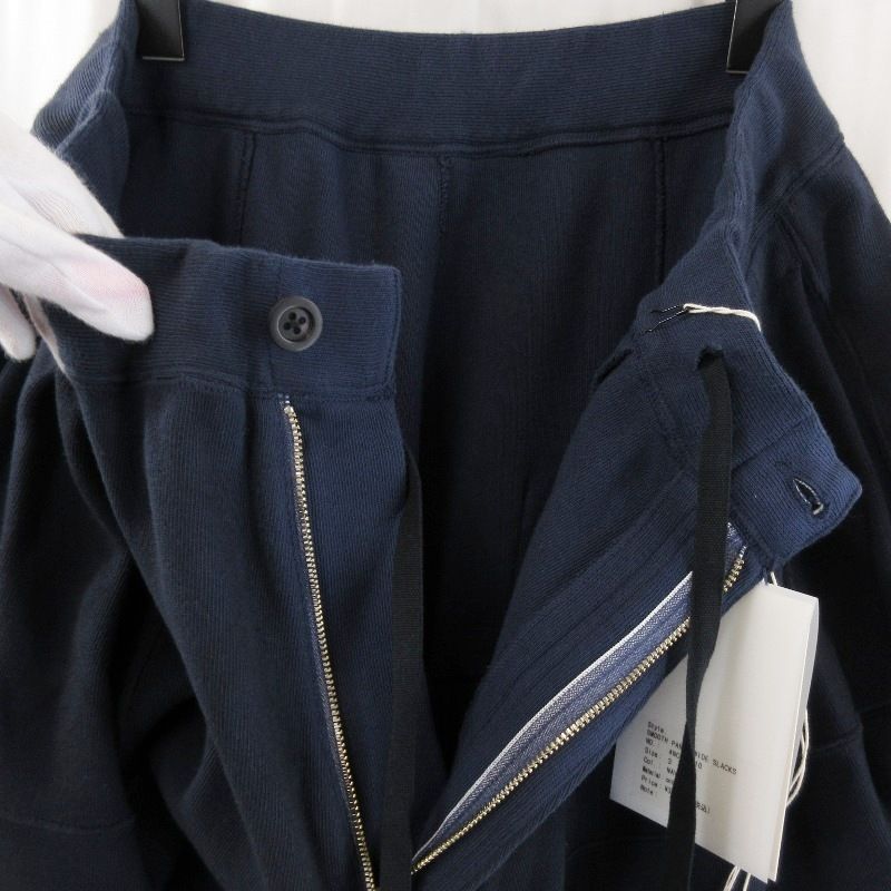 未使用 ANCELLM アンセルム SMOOTH PANEL WIDE SLACKS ANS-PT110