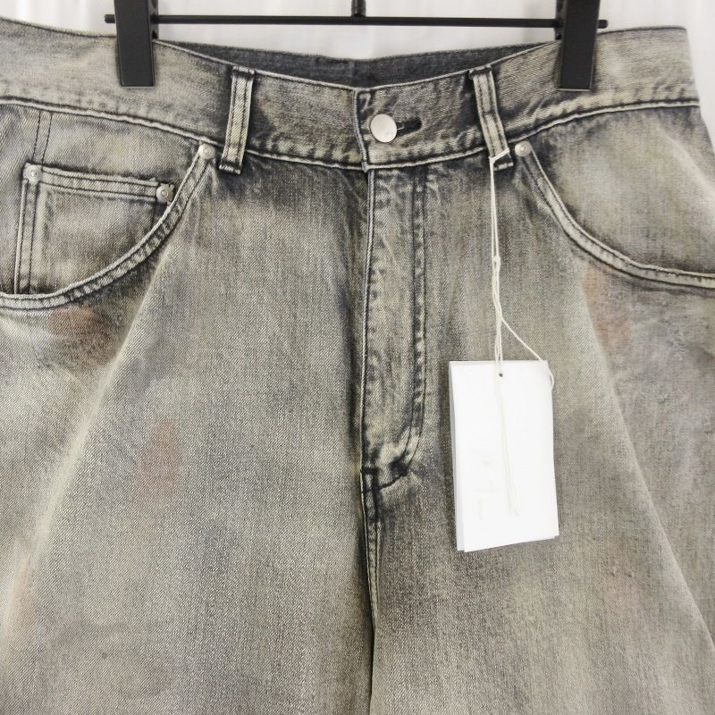 未使用 ANCELLM アンセルム #01 MIDTAPERED 5P DENIM PANTS ANC-#01