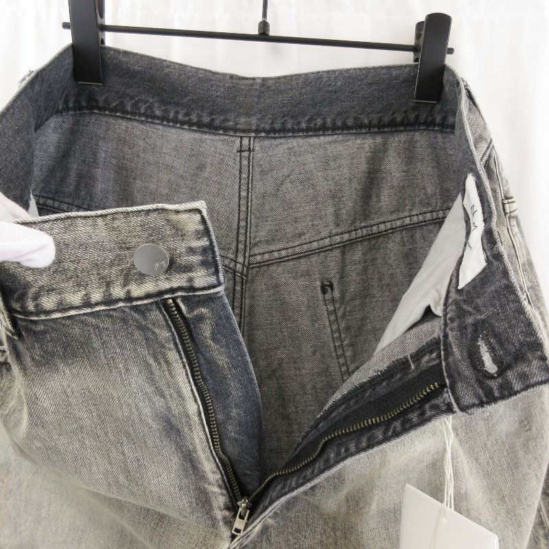 未使用 ANCELLM アンセルム #01 MIDTAPERED 5P DENIM PANTS ANC-#01