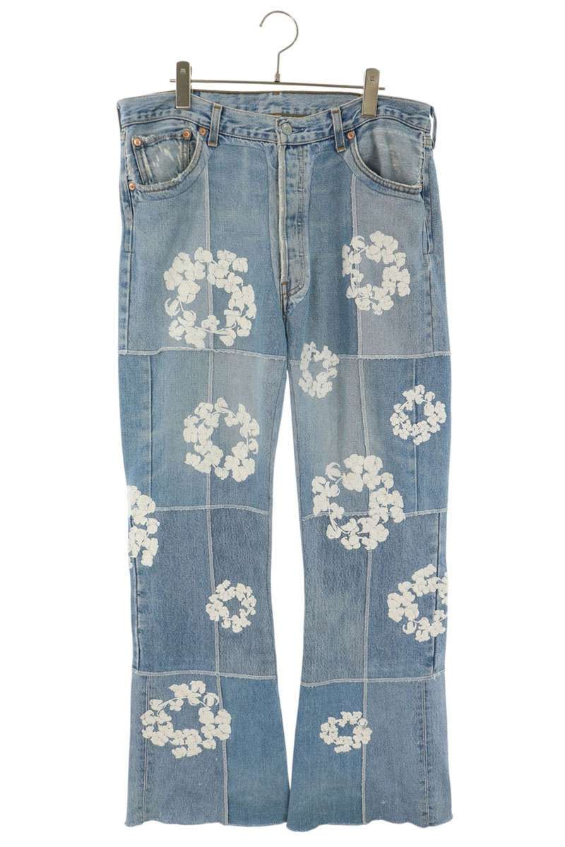 レディメイド  RE-DT-BL-00-00-13 CTN WREATH DENIMデニムパンツ メンズ レディメイド RE-DT-BL-00-00-13 CTN WREATH DENIMデニムパンツ メンズ