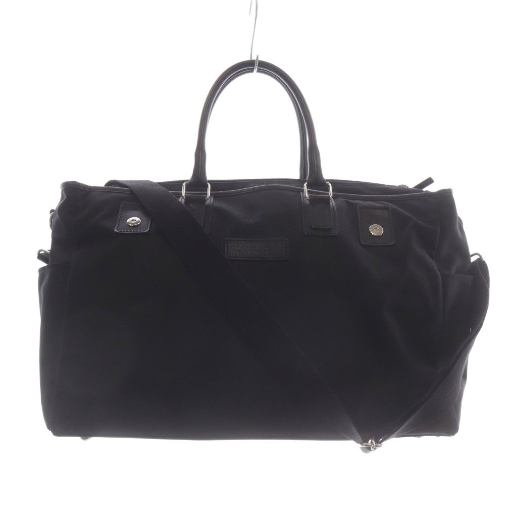 【新品未使用】バーニーズニューヨーク　ナイロン　レザー　2way ボストンバッグ バーニーズニューヨーク BARNEYS NEW YORK ボストンバッグ 2WAY