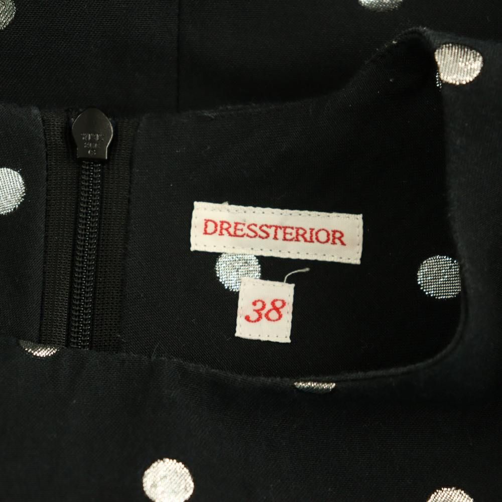 ドレステリア DRESSTERIOR ドット柄 半袖 ブラウス プルオーバー ラメ