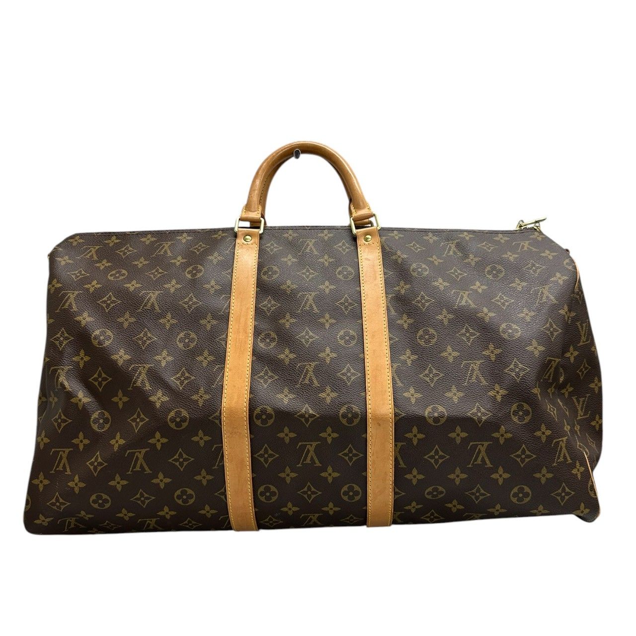 LouisVuittonルイヴィトン ダークブラウン モノグラム ボストンバッグ 美品 LOUIS VUITTON ルイヴィトン モノグラム キーポル ブラウン