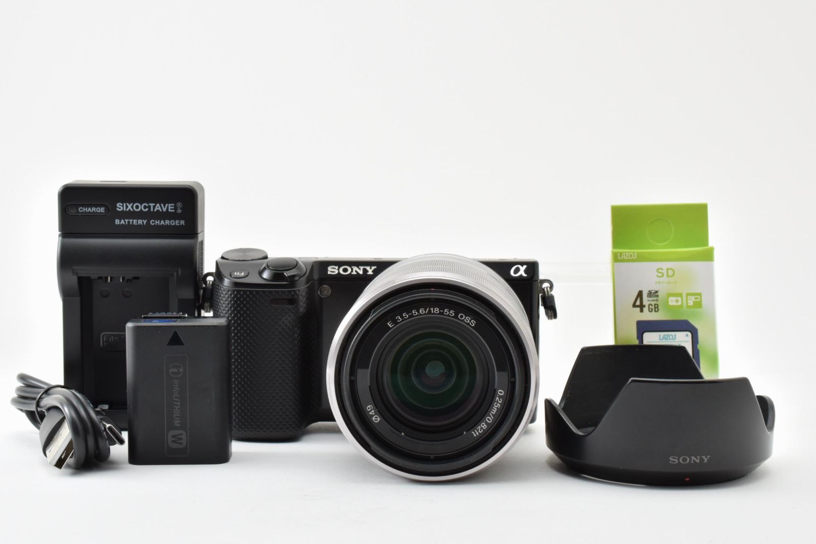 ☆良品☆ 《ショット数 7703回》 ソニー SONY α NEX-5R + E 18-55mm F3