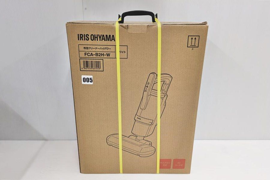PLAY】未開封品 IRIS OHYAMA FCA-B2H-W ホワイト 布団クリーナーハイ
