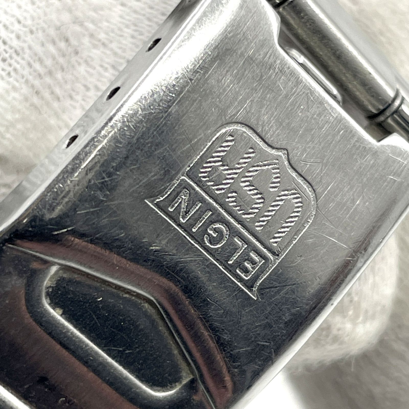 稼働〇 難有り ELGIN エルジン FK-1008-C AT 自動巻き腕時計 シルバー