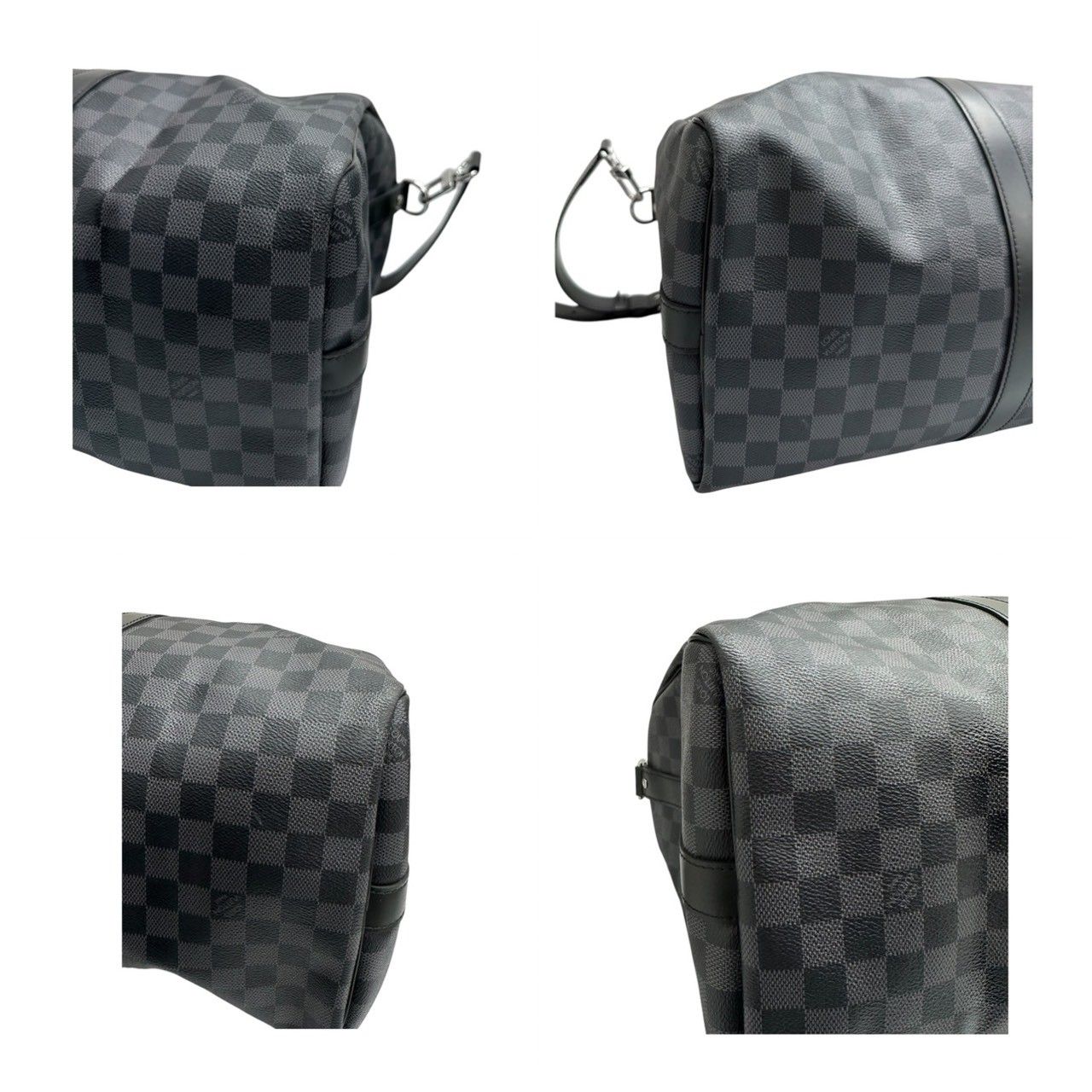 美品 LOUIS VUITTON ルイヴィトン ダミエ キーポルバンドリエール45