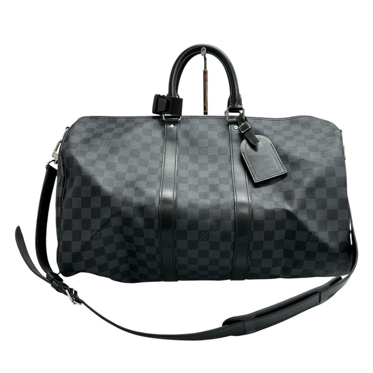 美品 LOUIS VUITTON ルイヴィトン ダミエ キーポルバンドリエール45