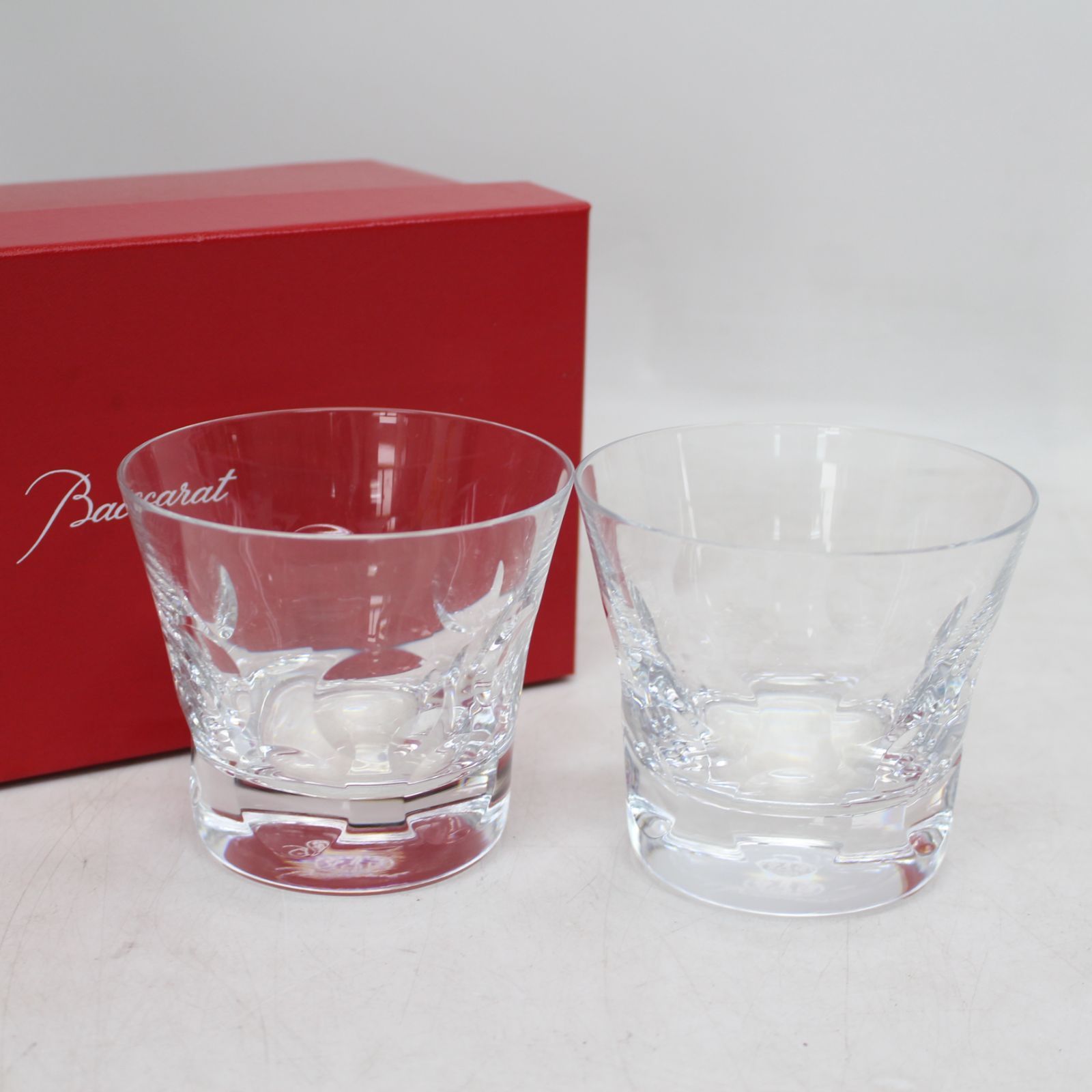 IS812)【未使用/2個セット】Baccarat バカラ ベルーガ タンブラー 