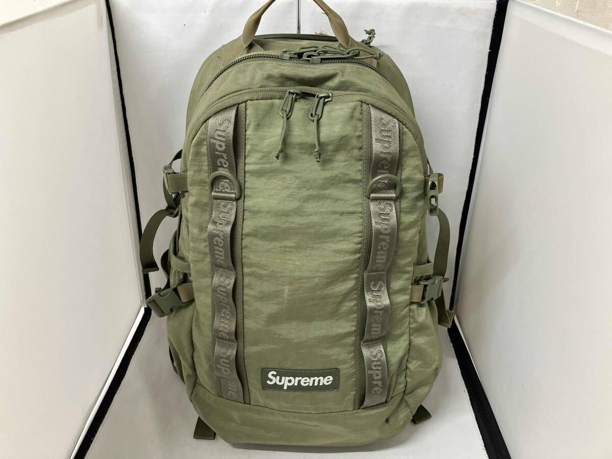 Supreme 20AW バックパック オリーブカーキ Supreme シュプリーム リュック 20FW Backpack 21L オリーブ - メルカリ