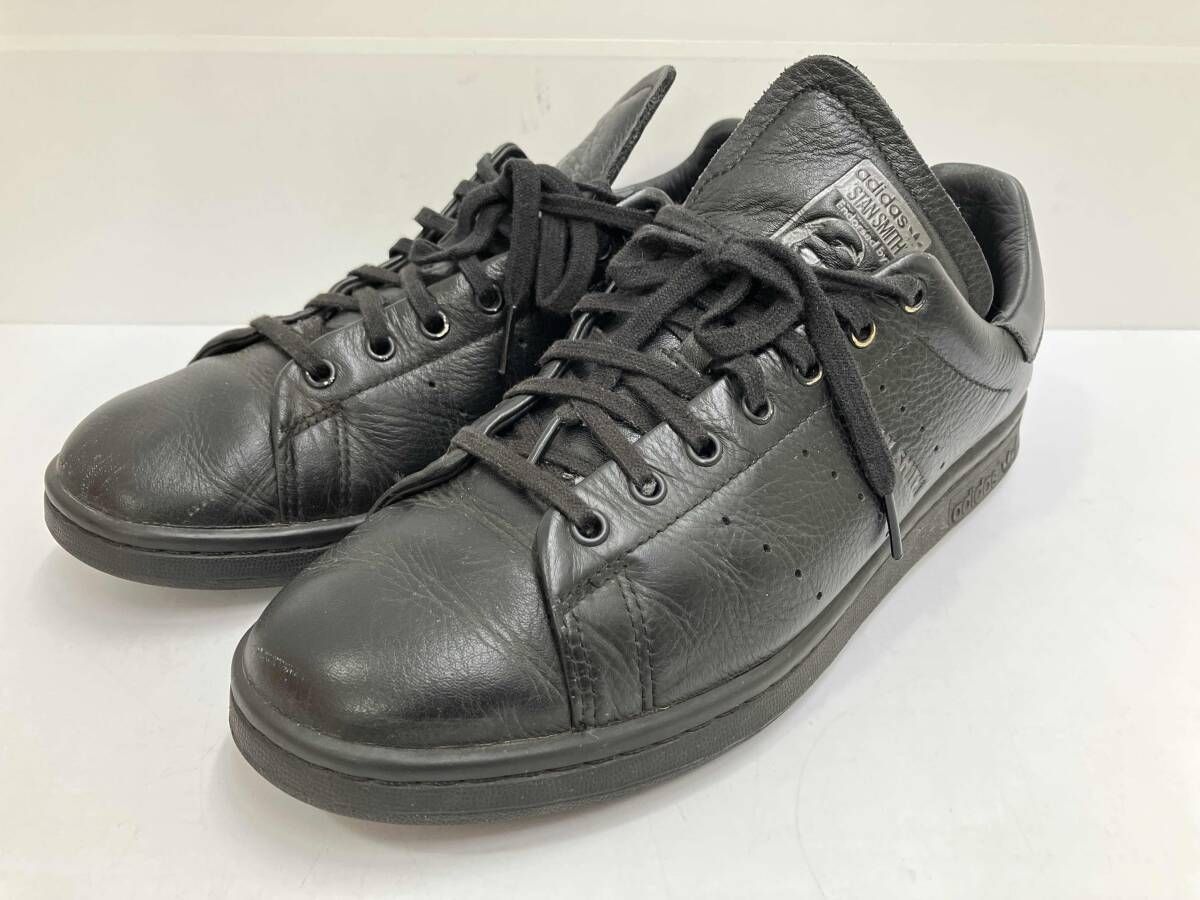 adidas アディダス STAN SMITH LUX スタンスミス ラックス オールブラック レザースニーカー 黒 HQ6787