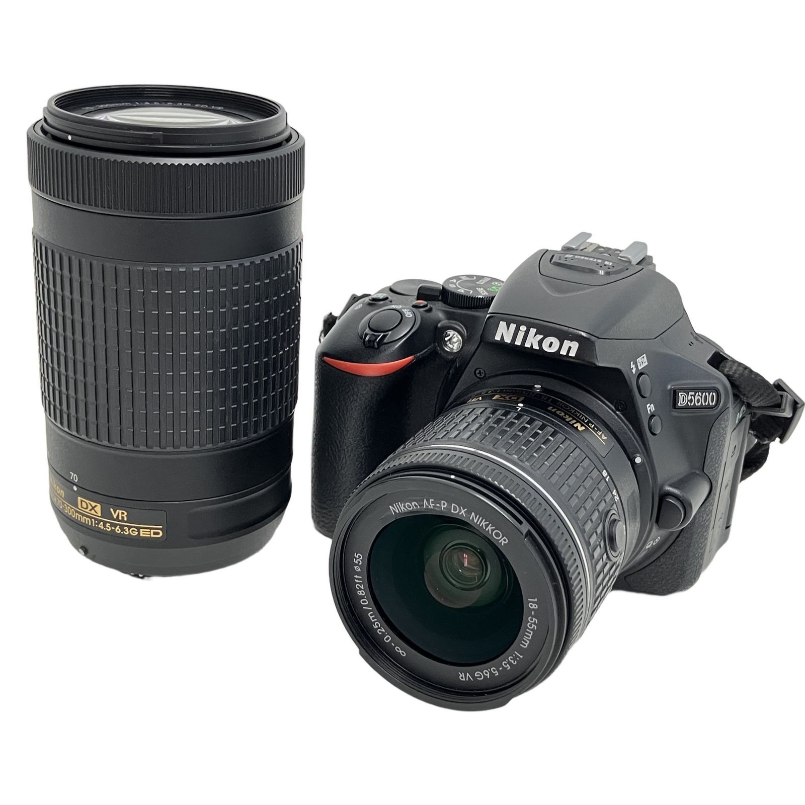 Nikon ニコン D5600 70-300mm F4.5-6.3G 18-55mm F3.5-5.6G ダブル