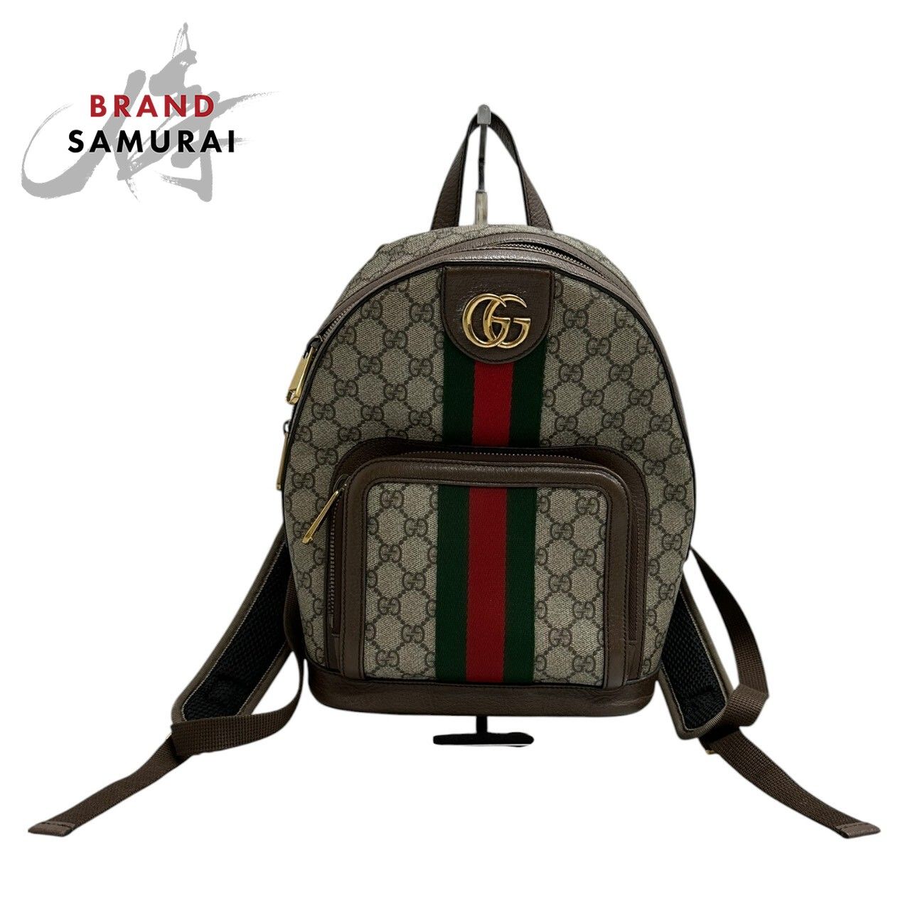美品 GUCCI グッチ GGスプリーム オフィディア ベージュ ゴールド金具