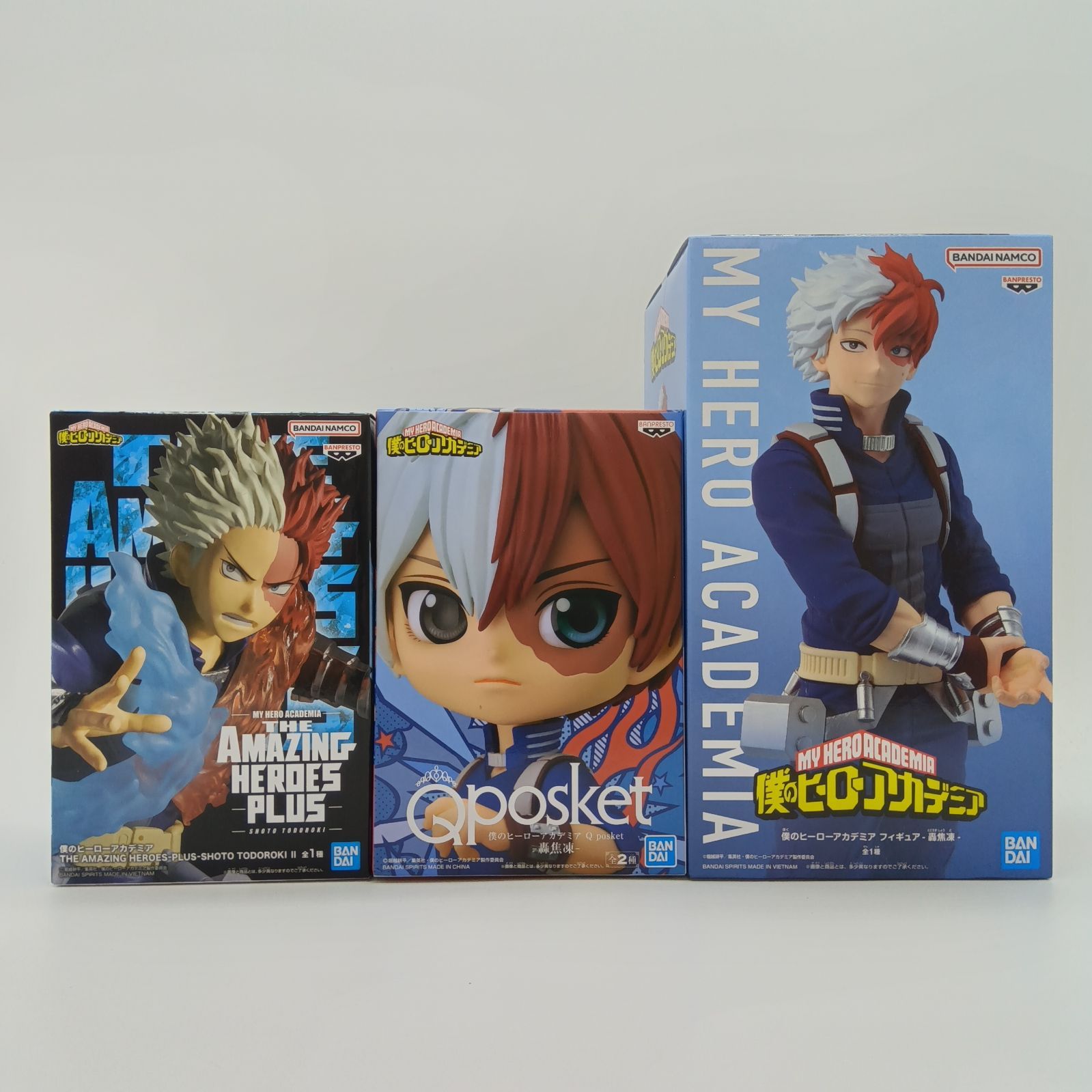 未開封】 轟焦凍 僕のヒーローアカデミア フィギュア 3体セット まとめ