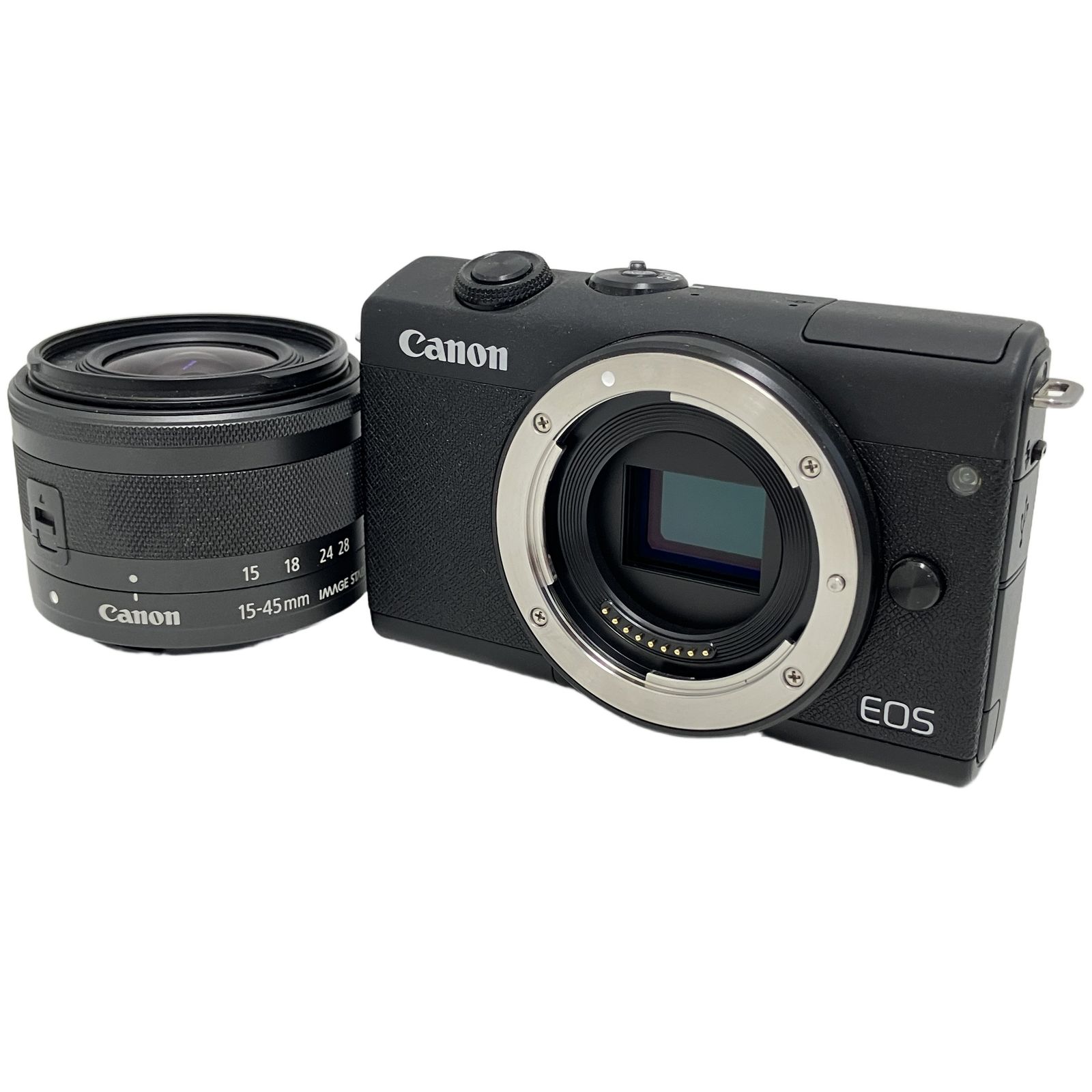 Canon キヤノン EOS M200 ミラーレス 一眼カメラ EF-M15-45mm F3.5-6.3