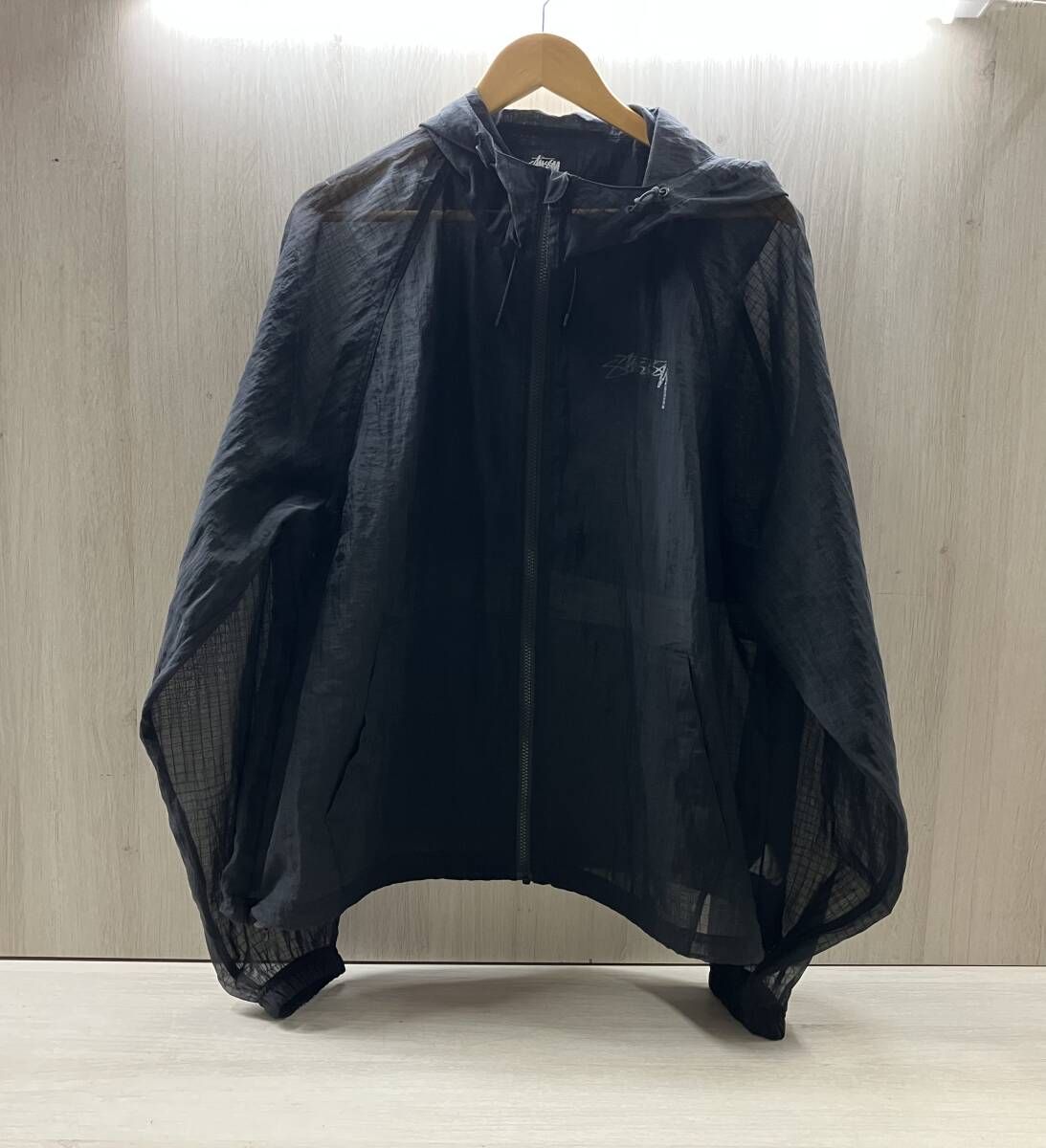 STUSSY ナイロン Lサイズ　ブラック ステューシー