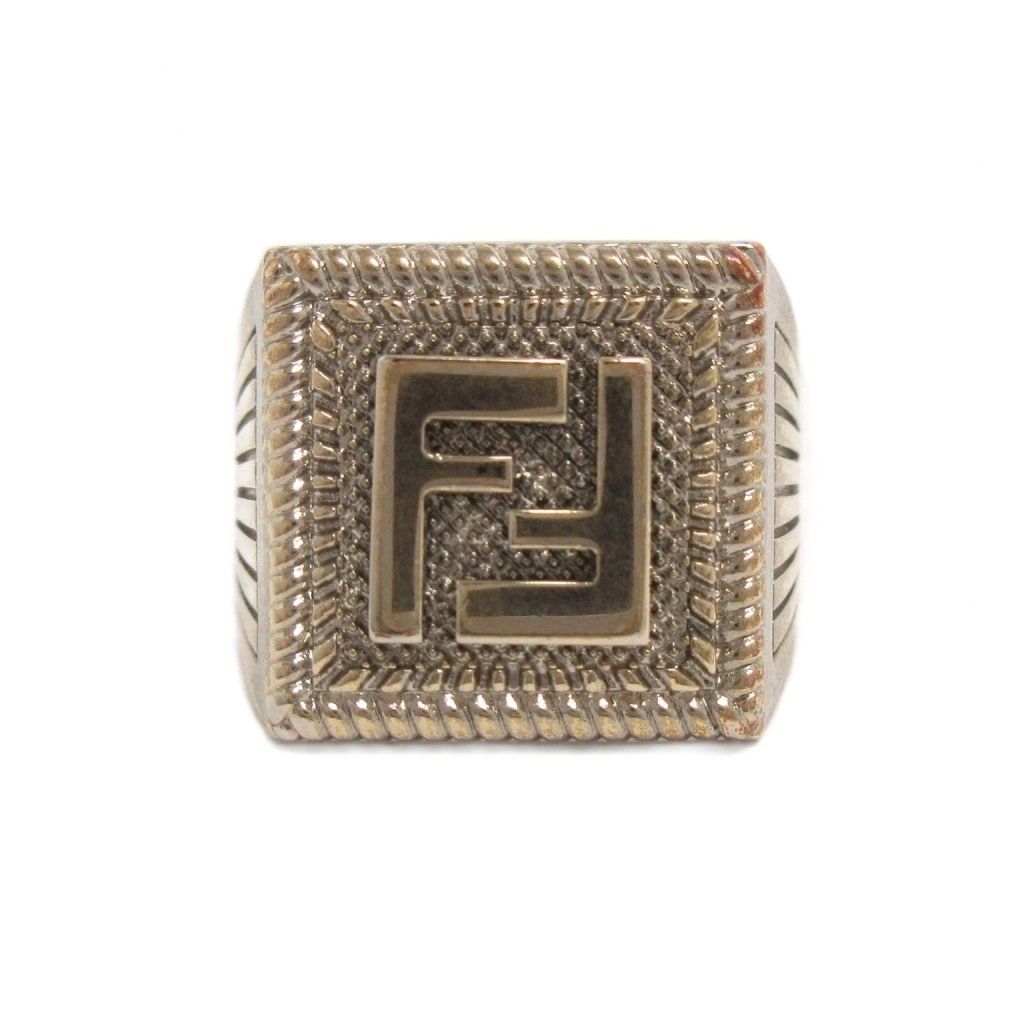 FENDI フェンディ シルバーリング フォーエバー FFロゴ S 18号 フェンディ FENDI リング 指輪 FF ロゴ IC0321 アクセサリー S 18号