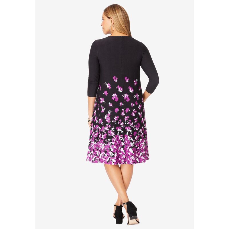 ジェシカロンドン レディース トップス ワンピース プラスサイズ Tシャツ ニット Jessica London Womens Plusize Stretch Knithreequarter Slee