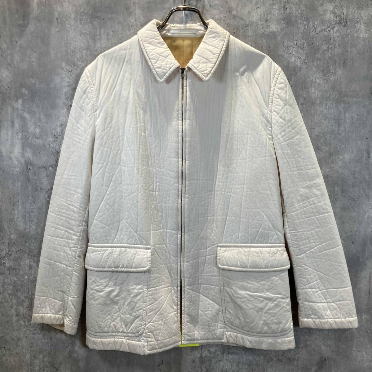 96ss archive／COMME des GARCONS HOMME PLUS PJ-100890 リフレクター期バックリフレクタージップジャケット コムデギャルソンオムプリュス