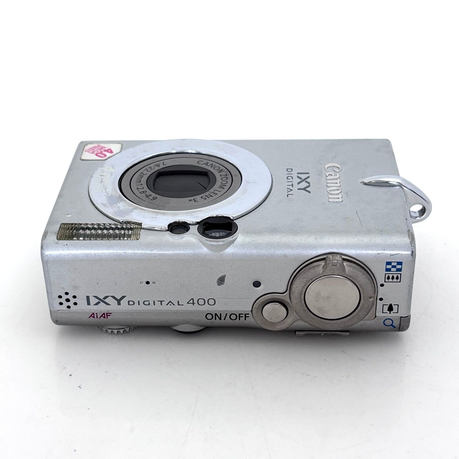 Canon IXY DIGITAL 400メガピクセル コンパクトカメラ※美品※ キヤノン】Canon IXY DIGITAL 400 シルバー デジタルカメラ #U504