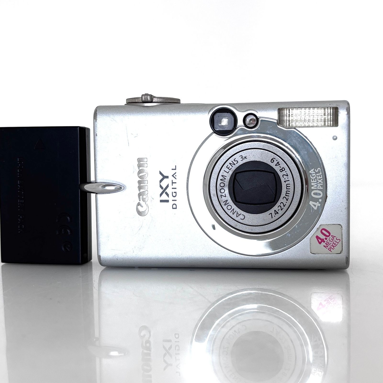 キヤノン】Canon IXY DIGITAL 400 シルバー デジタルカメラ #U504