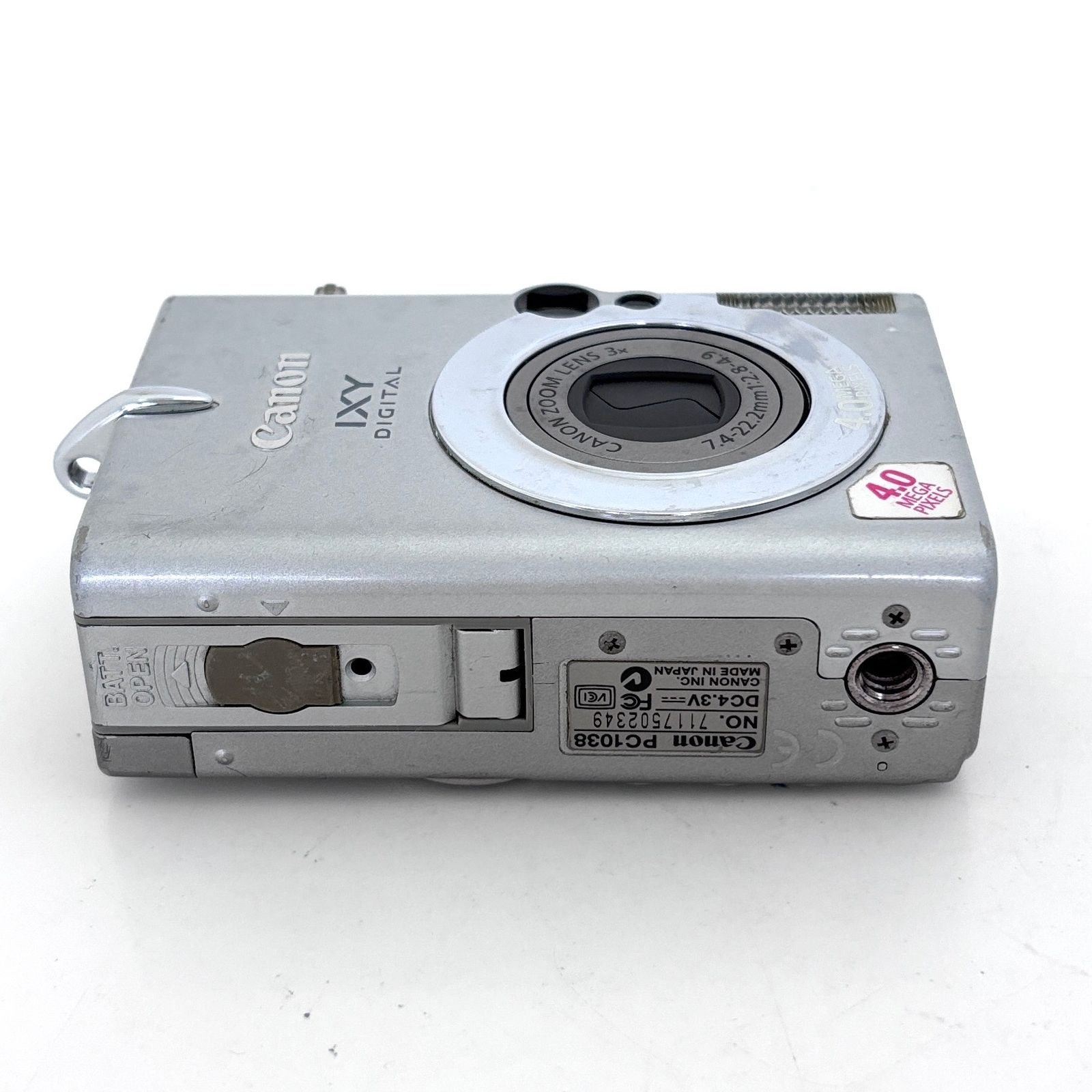 キヤノン】Canon IXY DIGITAL 400 シルバー デジタルカメラ #U504