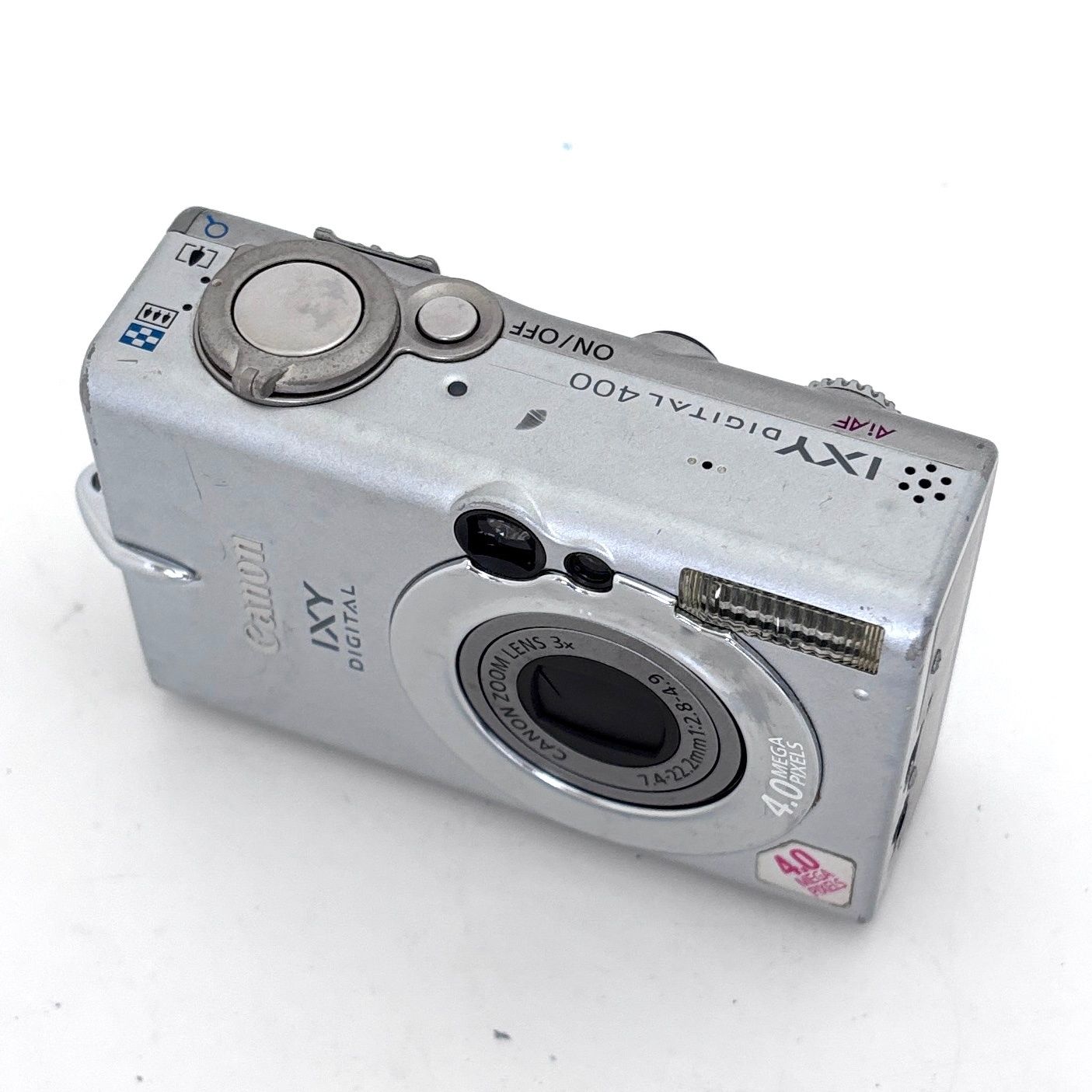 キヤノン】Canon IXY DIGITAL 400 シルバー デジタルカメラ #U504