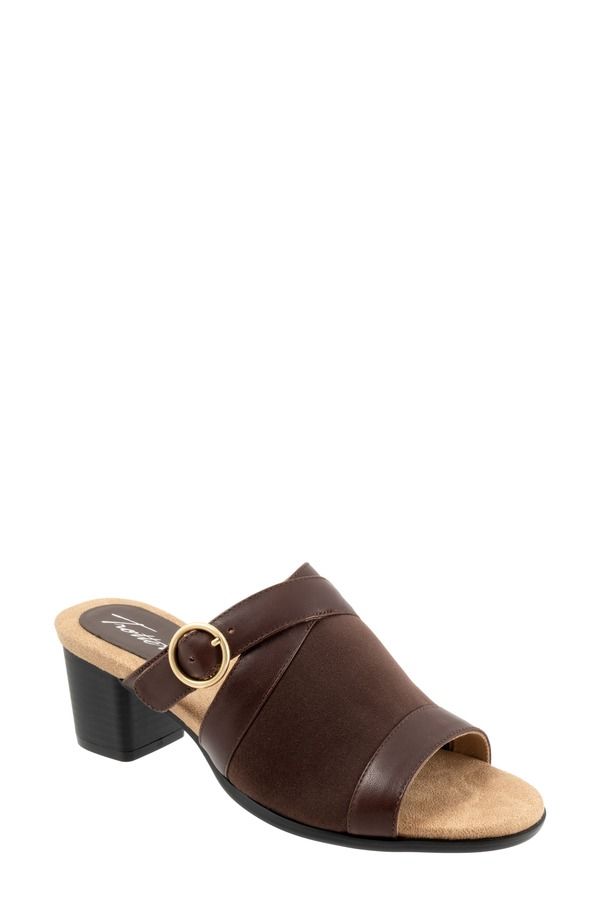 トロッターズ レディース シューズ ヒール サンダル Trotters Mitzie Slide Sandal Navy ネイビー