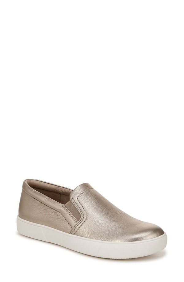 ナチュライザー レディース シューズ スニーカー Naturalizer Marianne SlipOn Sneaker Warm Silver Leather シルバー