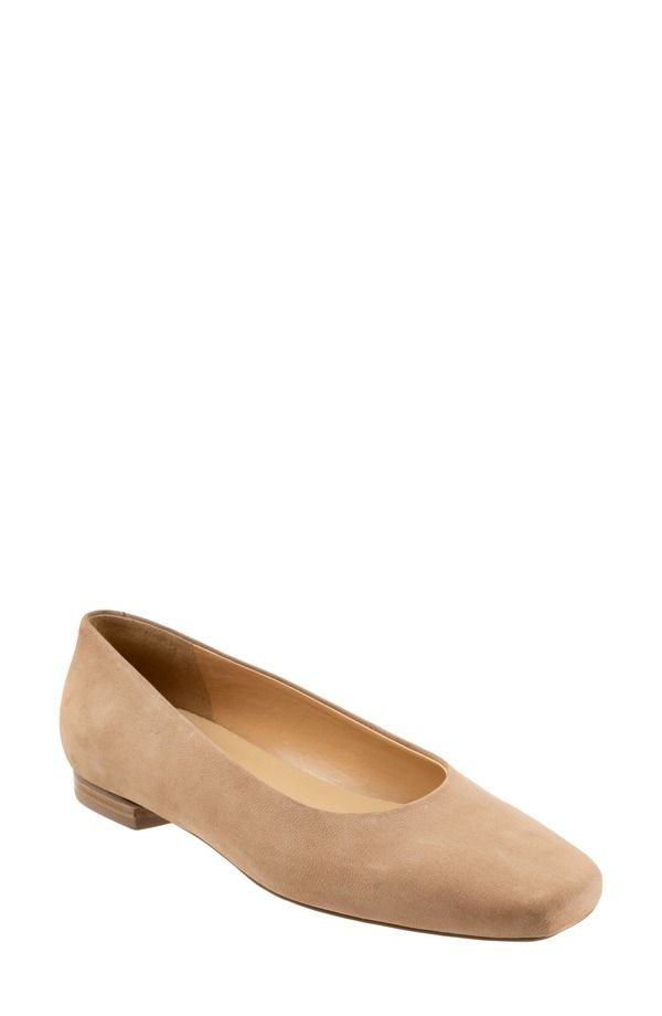 トロッターズ レディース シューズ パンプス Trotters Honor Flat Multiple Widths Available Taupe Nubuck トープ