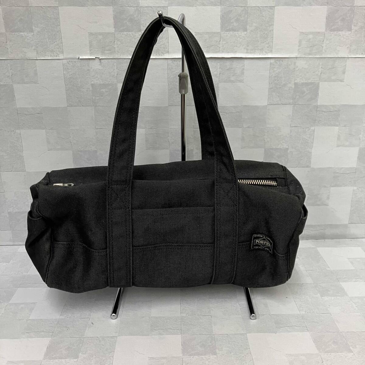 PORTERの ポーター ミニボストンバッグ SMOKY スモーキー ダークグレー