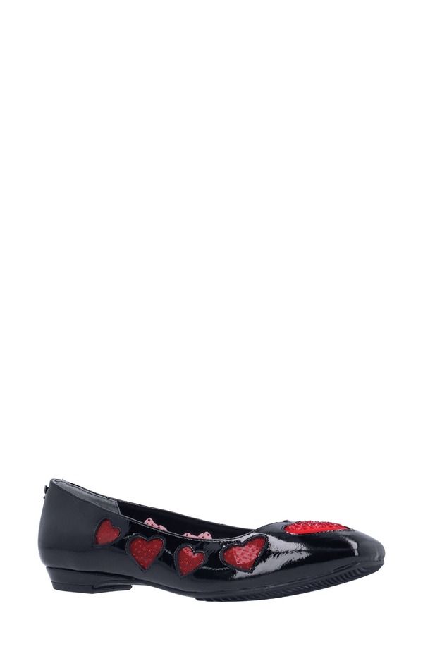 ジェイレニー レディース シューズ パンプス J Rene Truelove Flat Black Red ブラック