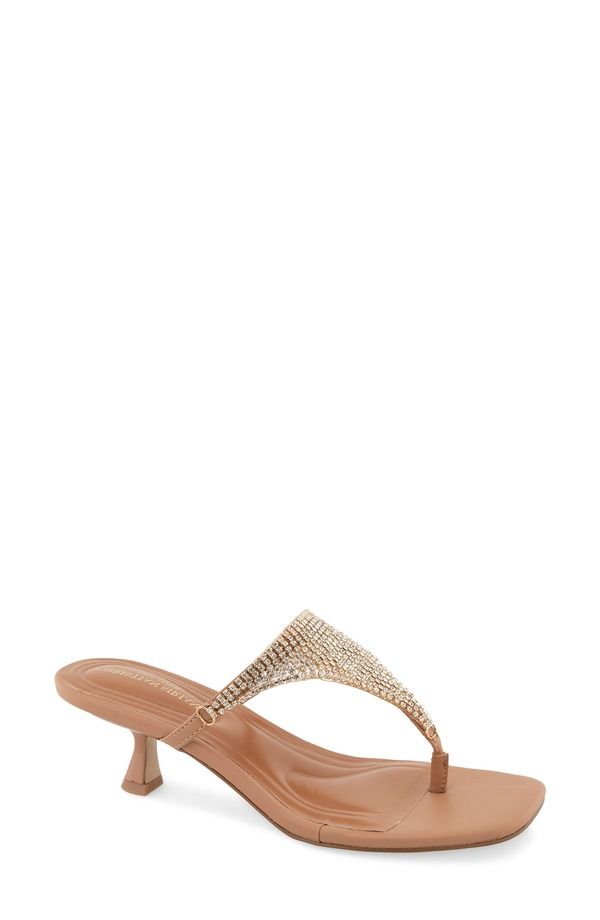 クリスチャン シリアノ レディース シューズ ヒール サンダル Christian Siriano New York Imay Kitten Heel Sandal Tan タン