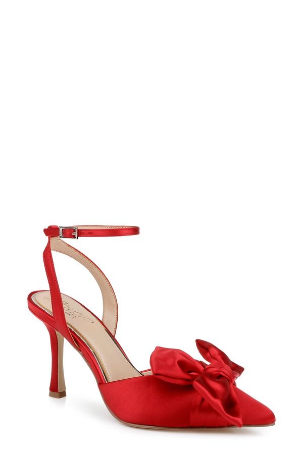 ジュウェルダグレイミシュカ レディース シューズ ヒール サンダル アンクル Jewel Badgley Mischka Francine Ankle Strapointed Toe Sandal R