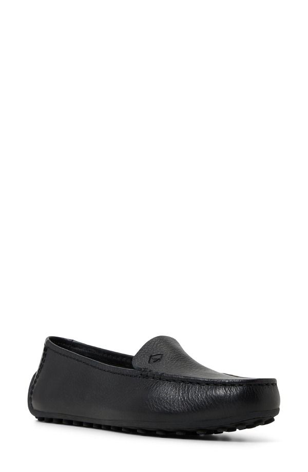スペリー レディース シューズ スリッポン・ローファー Sperry Port Driving Shoe Black ブラック