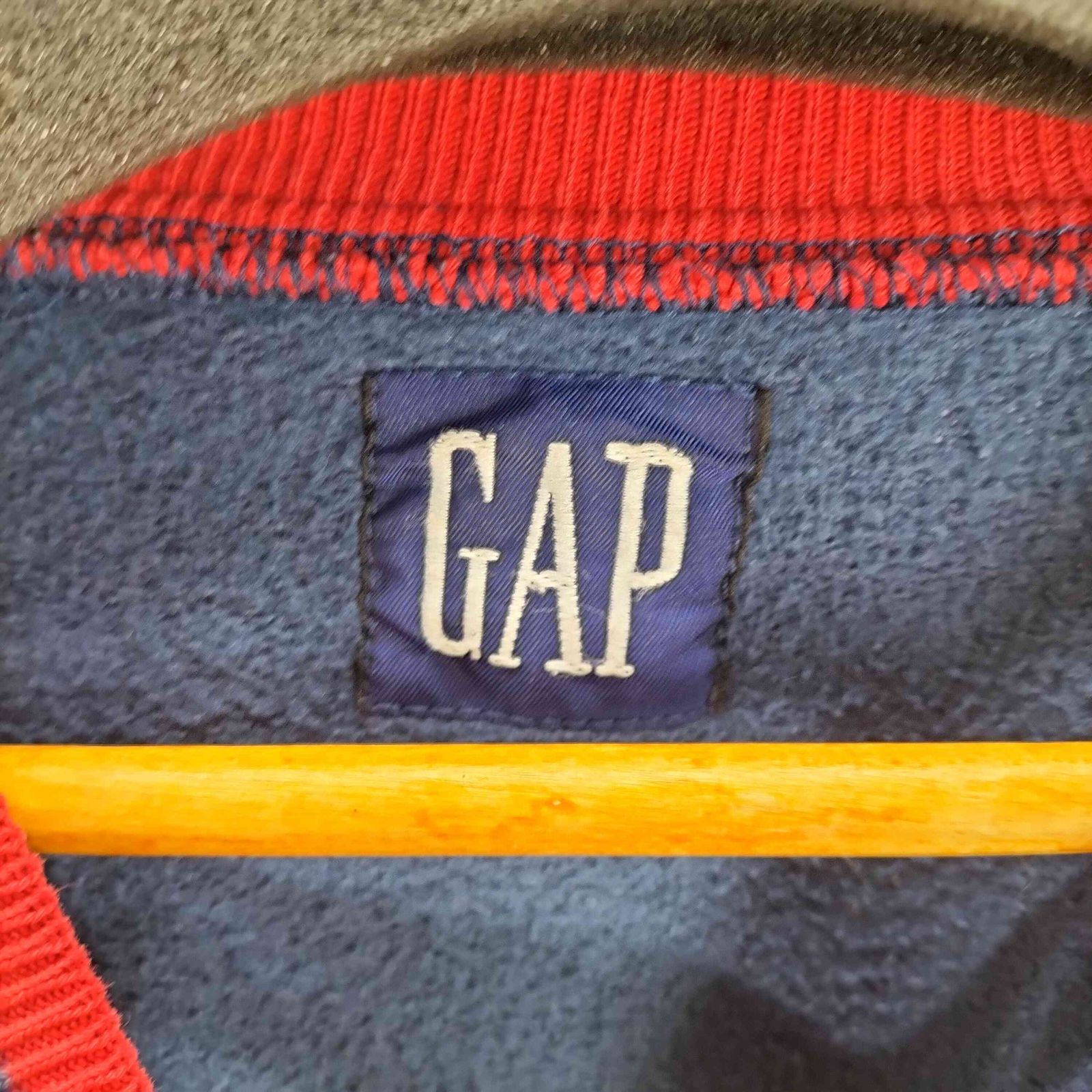 ギャップ Gap 90S OLD デカ 紺タグ スウェット バーシティー