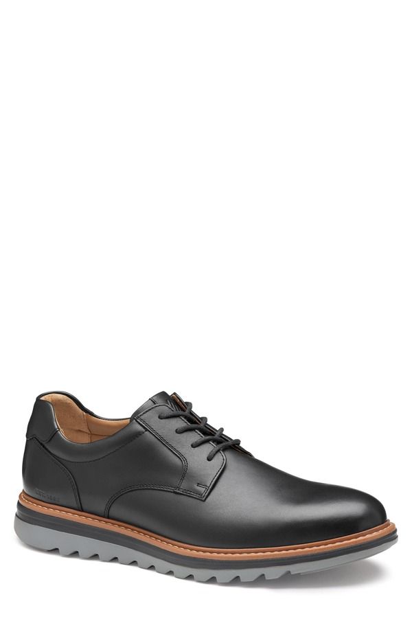ジョンストンアンドマーフィー メンズ シューズ ダービー Johnston Murphy Braxton Plain Toe Derby Black Full Grain ブラック