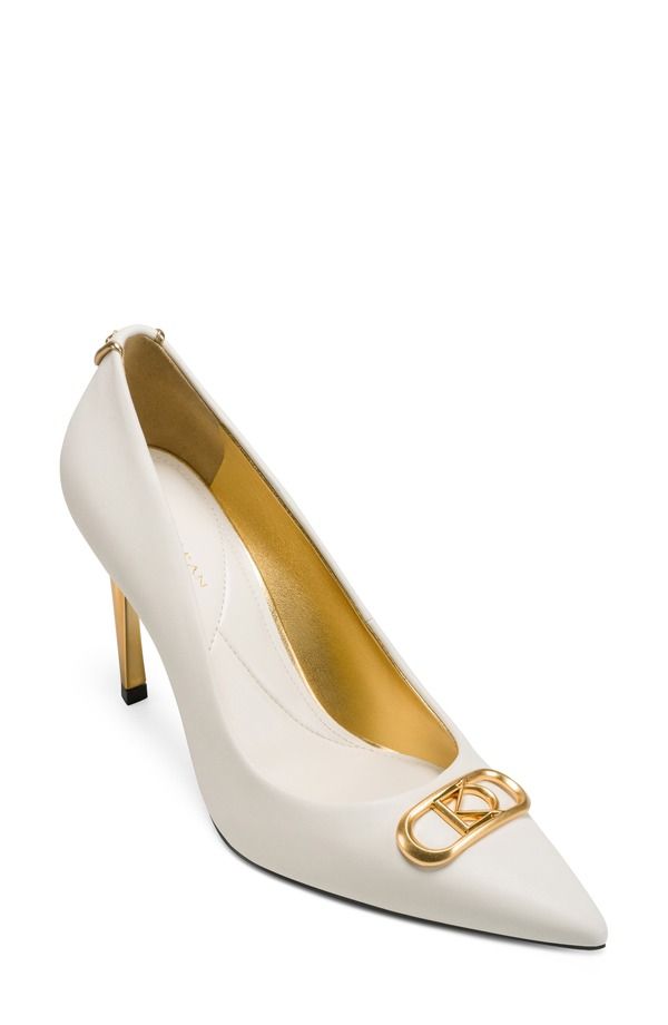 ダナ キャラン ニューヨーク レディース シューズ ヒール Donna Karanew York Panthia Pointed Toe Pump Ivory アイボリー