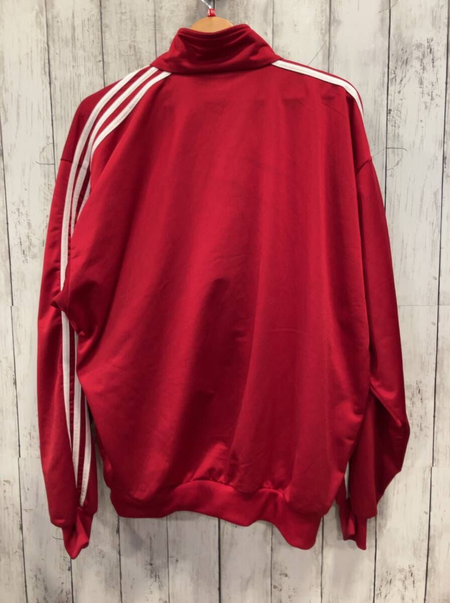 adidas アディダス ジャージ トラックジャケット アーチロゴ レッド