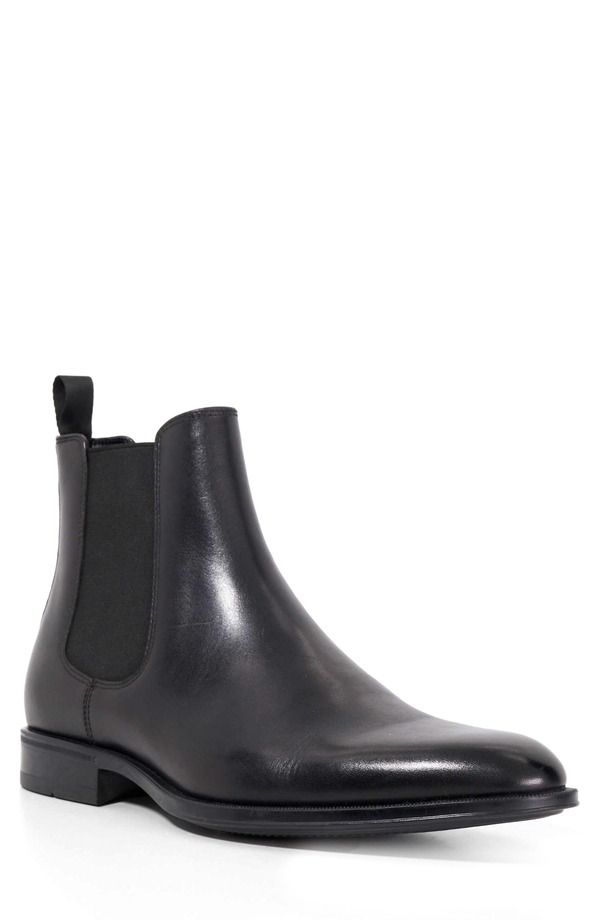デューンロンドン メンズ シューズ ブーツ・レインブーツ チェルシーブーツ チェルシー Dune London Matchin Plain Toe Chelsea Boot Black ブラック