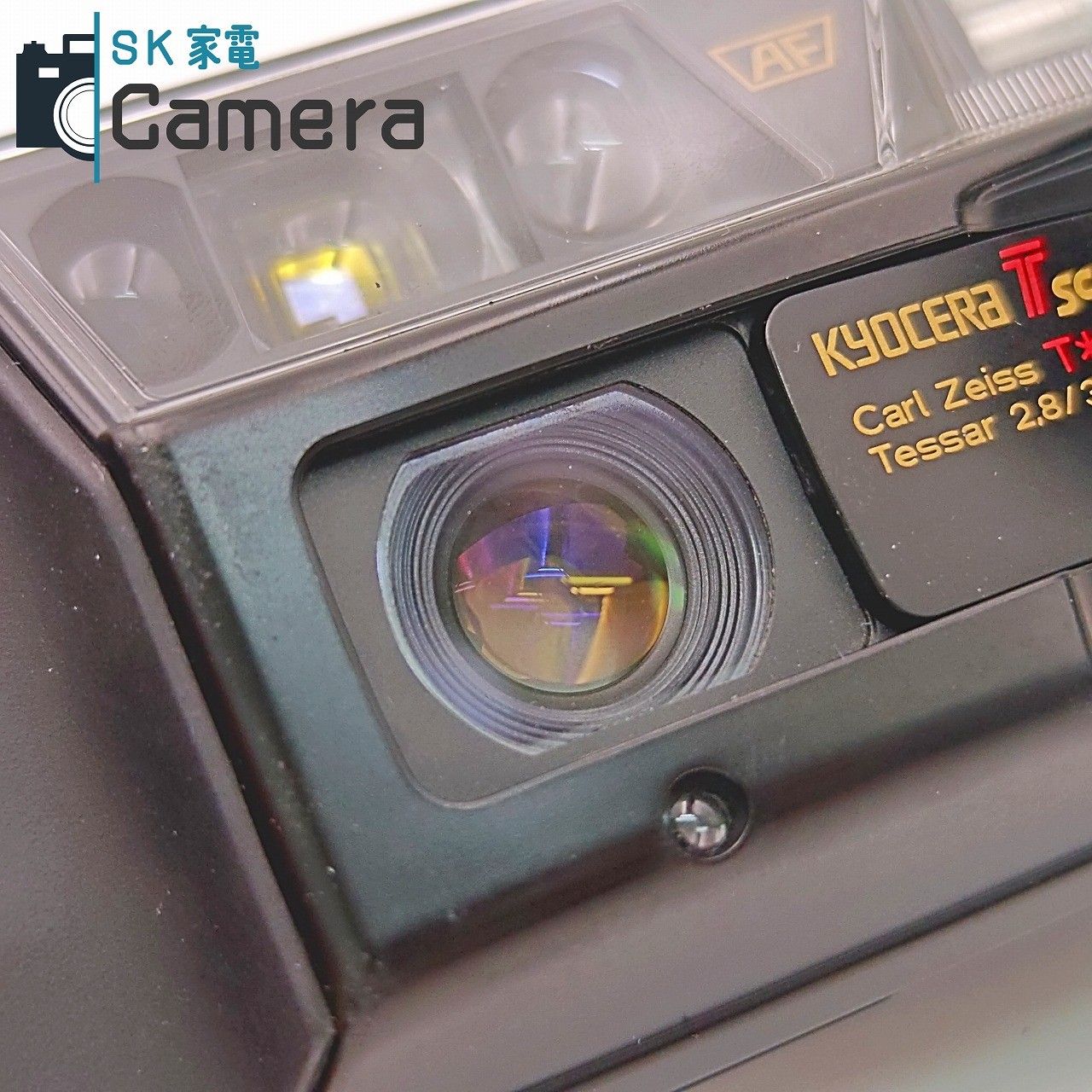 フィルムカメラ KYOCERA T-Scope Carlzeiss Tessar35mmF2.8 中古】 KYOCERA Tscope Tessar 35mm F2.8 京セラ T スコープ