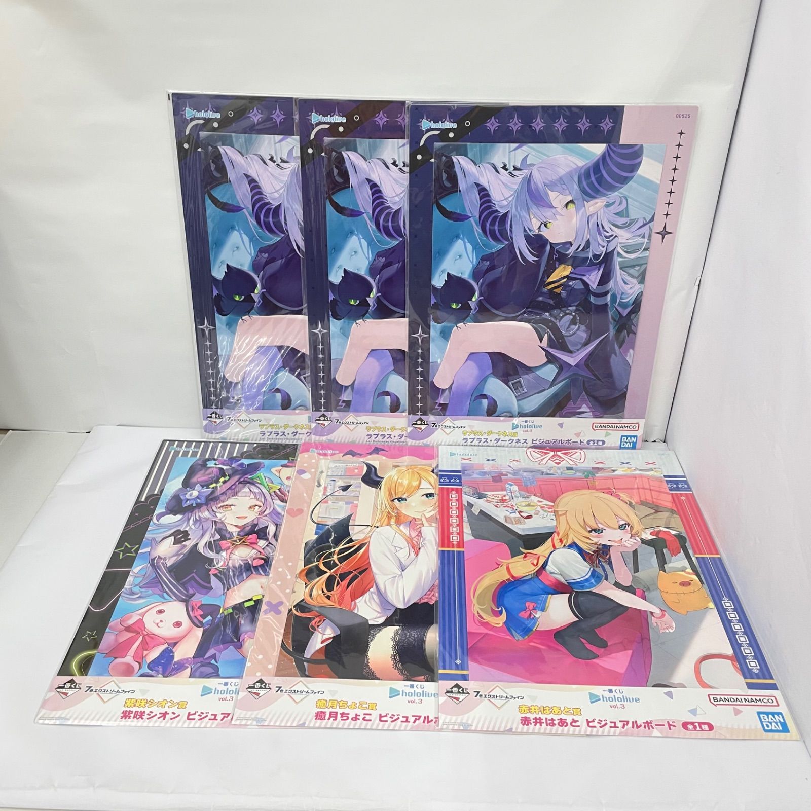 瀬戸店】未開封 ホロライブ 一番くじ ビジュアルボード セット【718