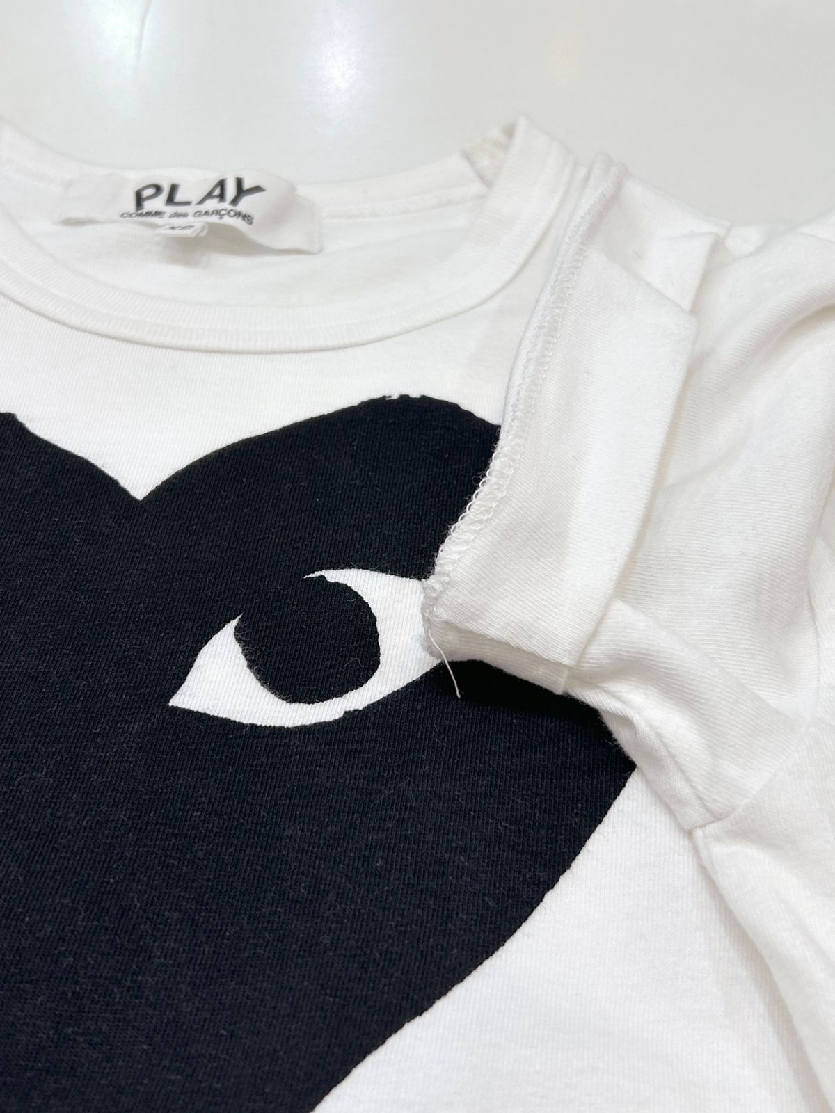 PLAY COMME des GARÇONS (XS) プレイコムデギャルソン 半袖カットソー