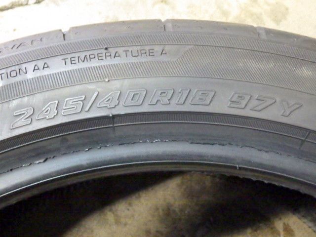 【F486】G◆送料無料◆2024年製造 約8部山◆YOKOHAMA ADVAN APEX V601◆245/40R18◆2本 26103925