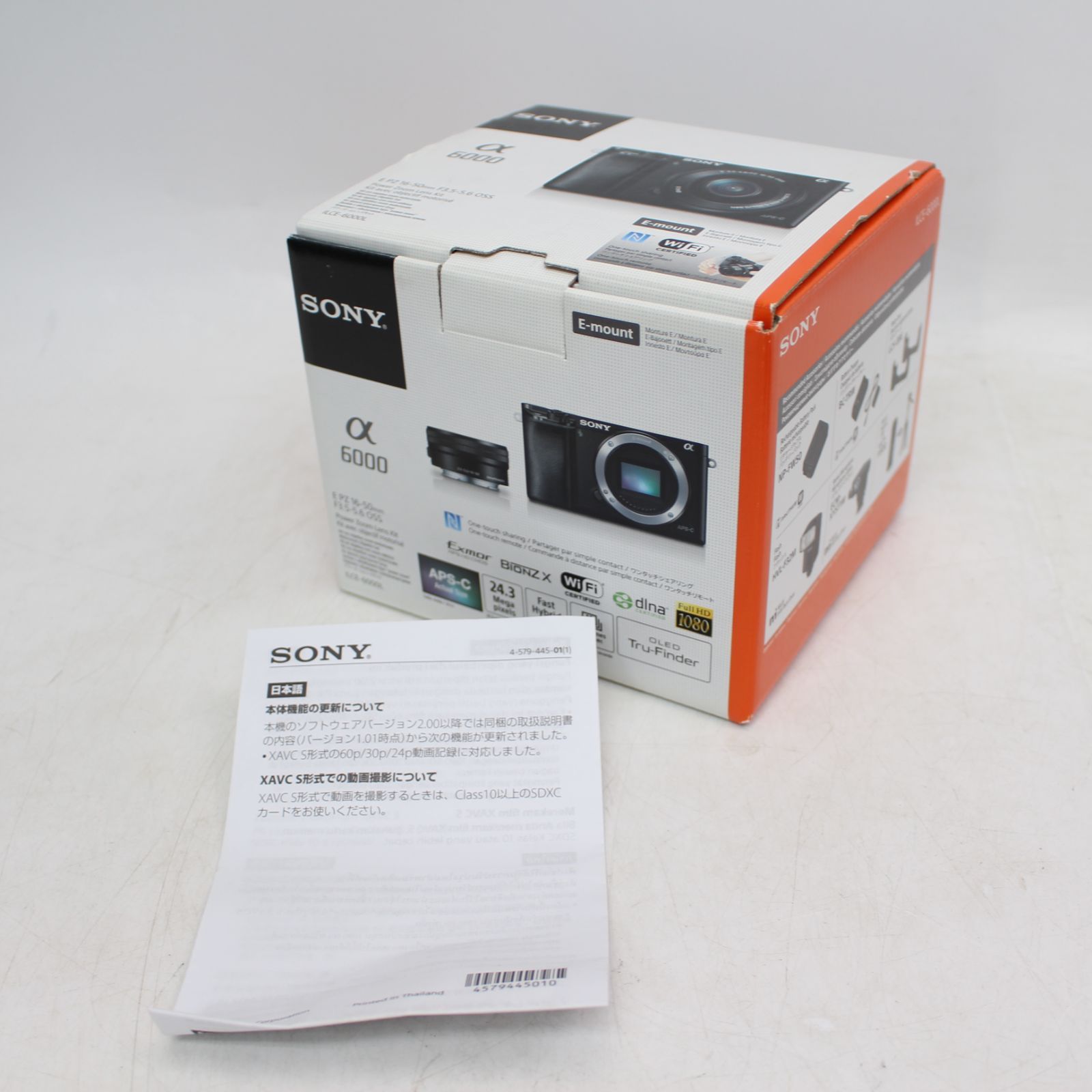 816)【美品】SONY ミラーレス一眼 α6000 E PZ 16-50mm F3.5-5.6 OSS